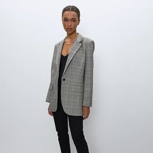 Babaton agency check blazer